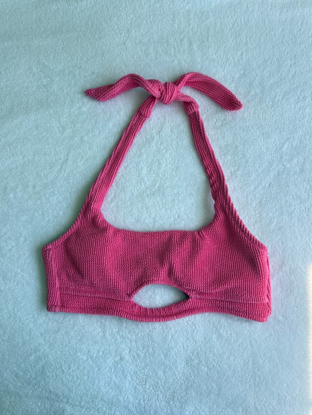 Shade & Shore Pink Bikini Top Size M